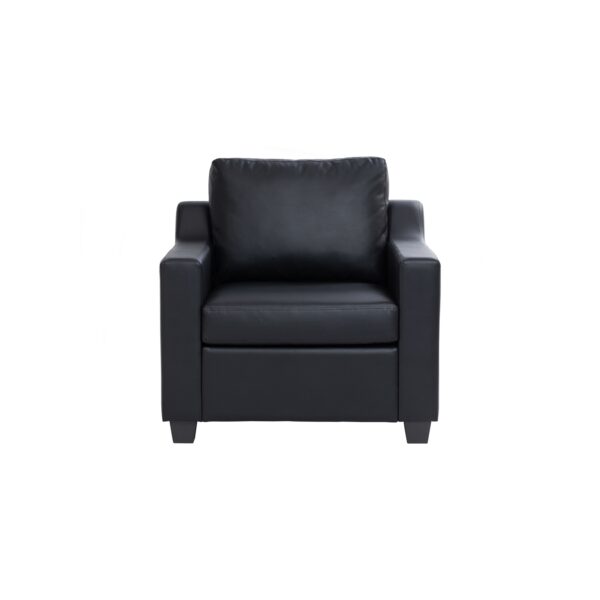 Baleno 1 Seater Sofa Black