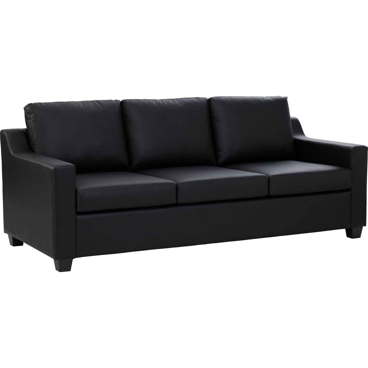 Baleno 3 Seater Sofa Black