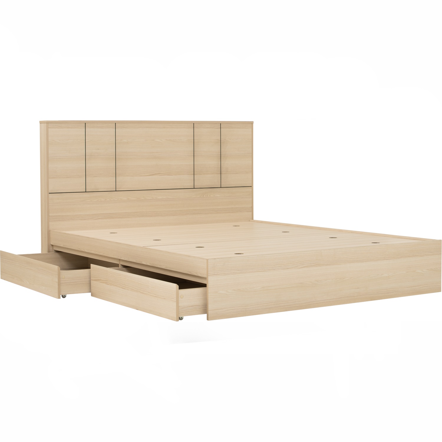 Harrington Queen Bed With Storage With 1900MM Side Rail
