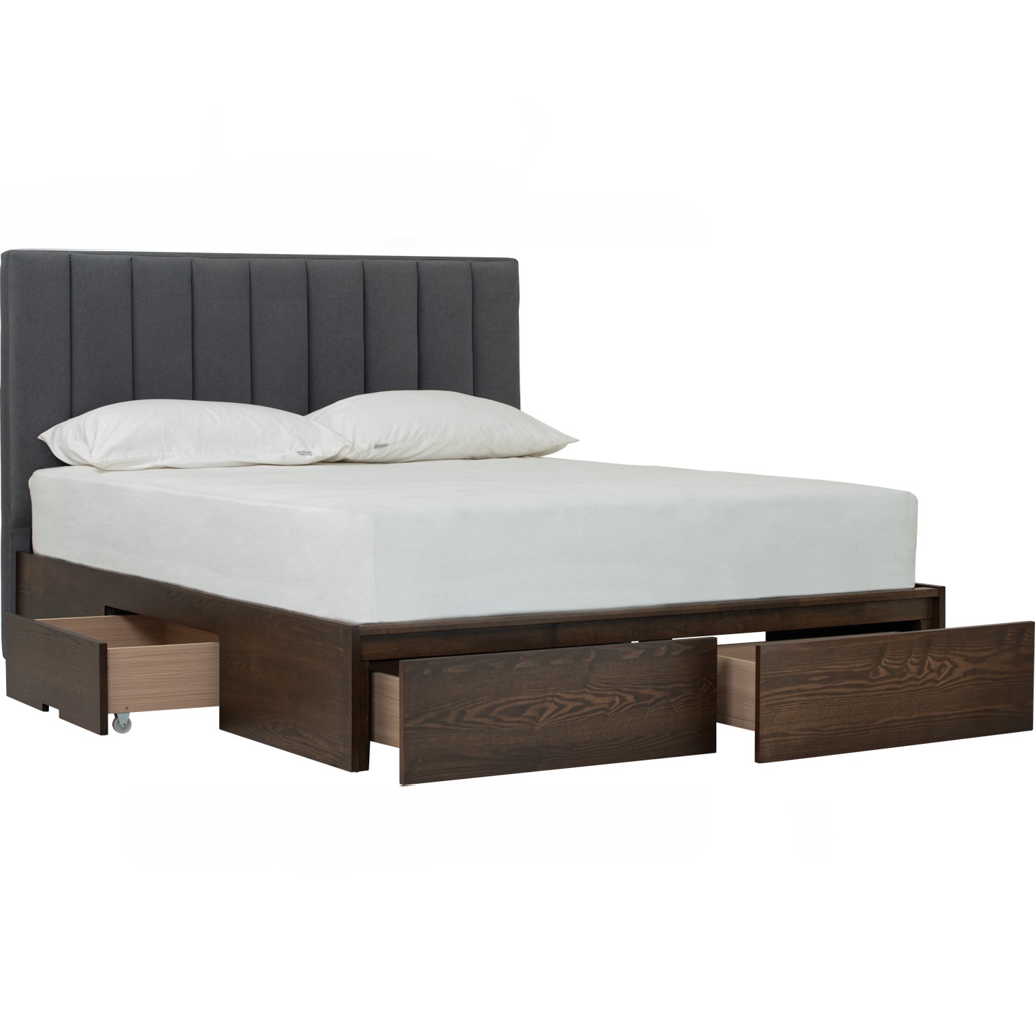 Mola Queen Bed With Storage 1900MM (Bed Panel) - Pet Friendly Fabric
